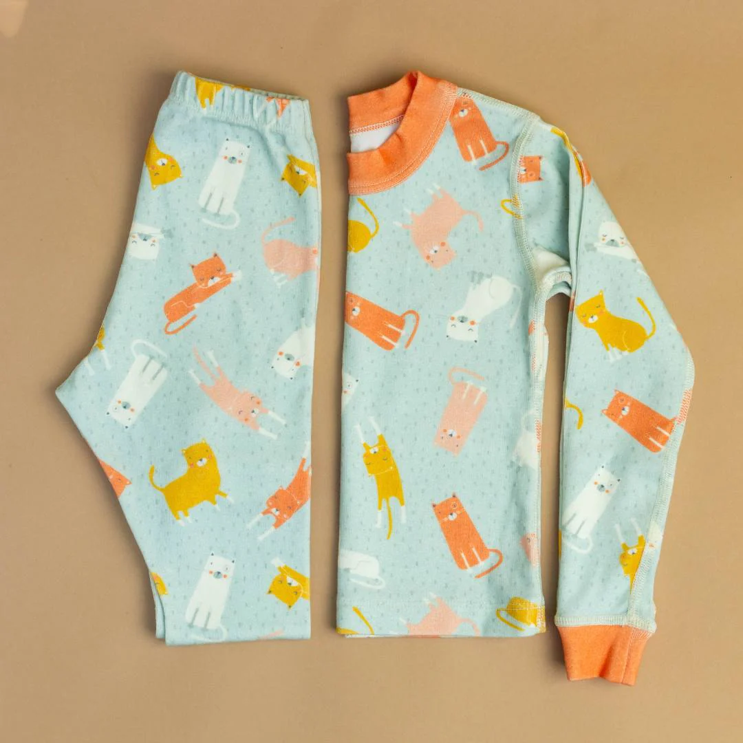 New Cats Organic Pajamas - Image 2