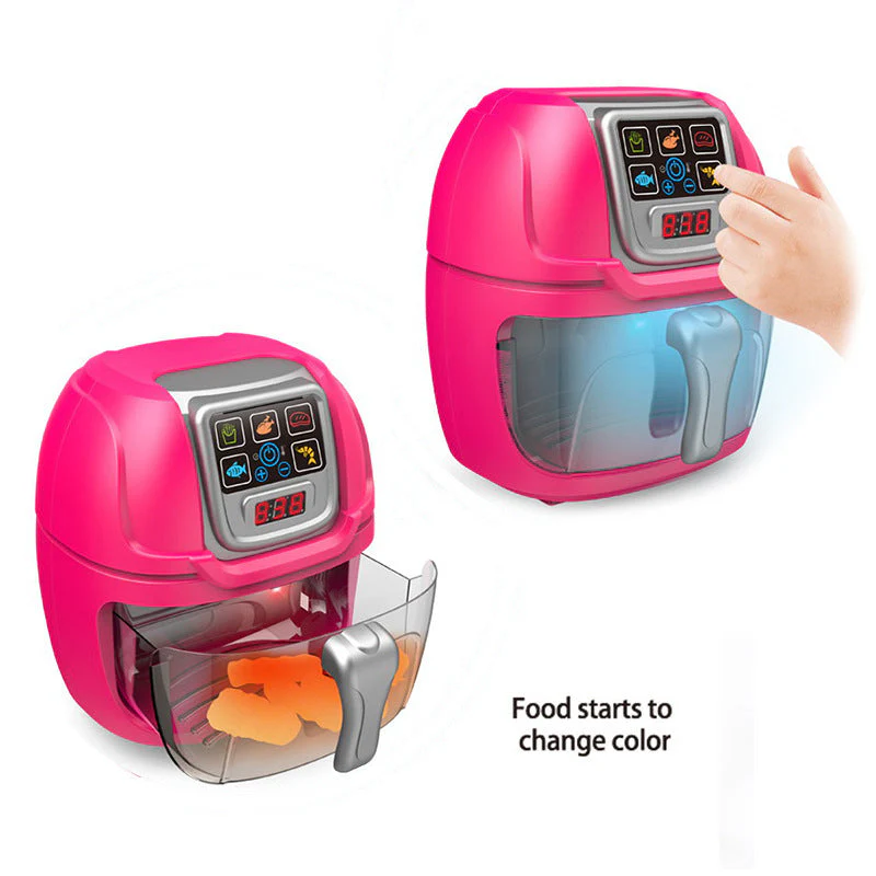 New Children Play House Kitchen Simulation Toy Air Fryer - Image 2