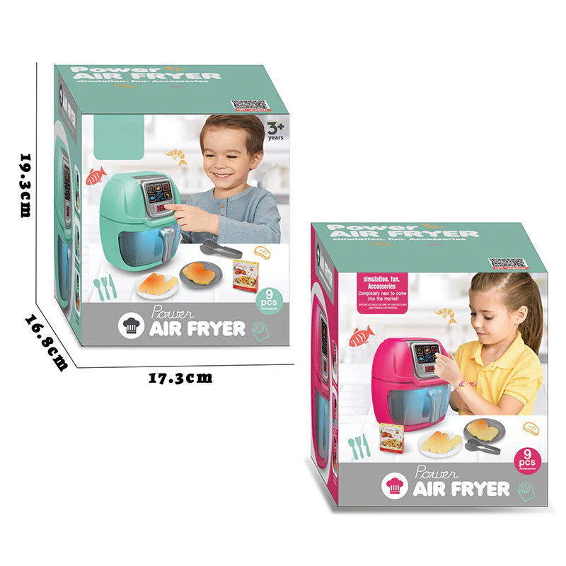 New Children Play House Kitchen Simulation Toy Air Fryer - Image 5
