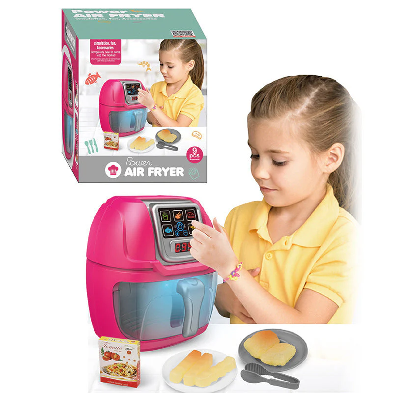 New Children Play House Kitchen Simulation Toy Air Fryer - Image 6