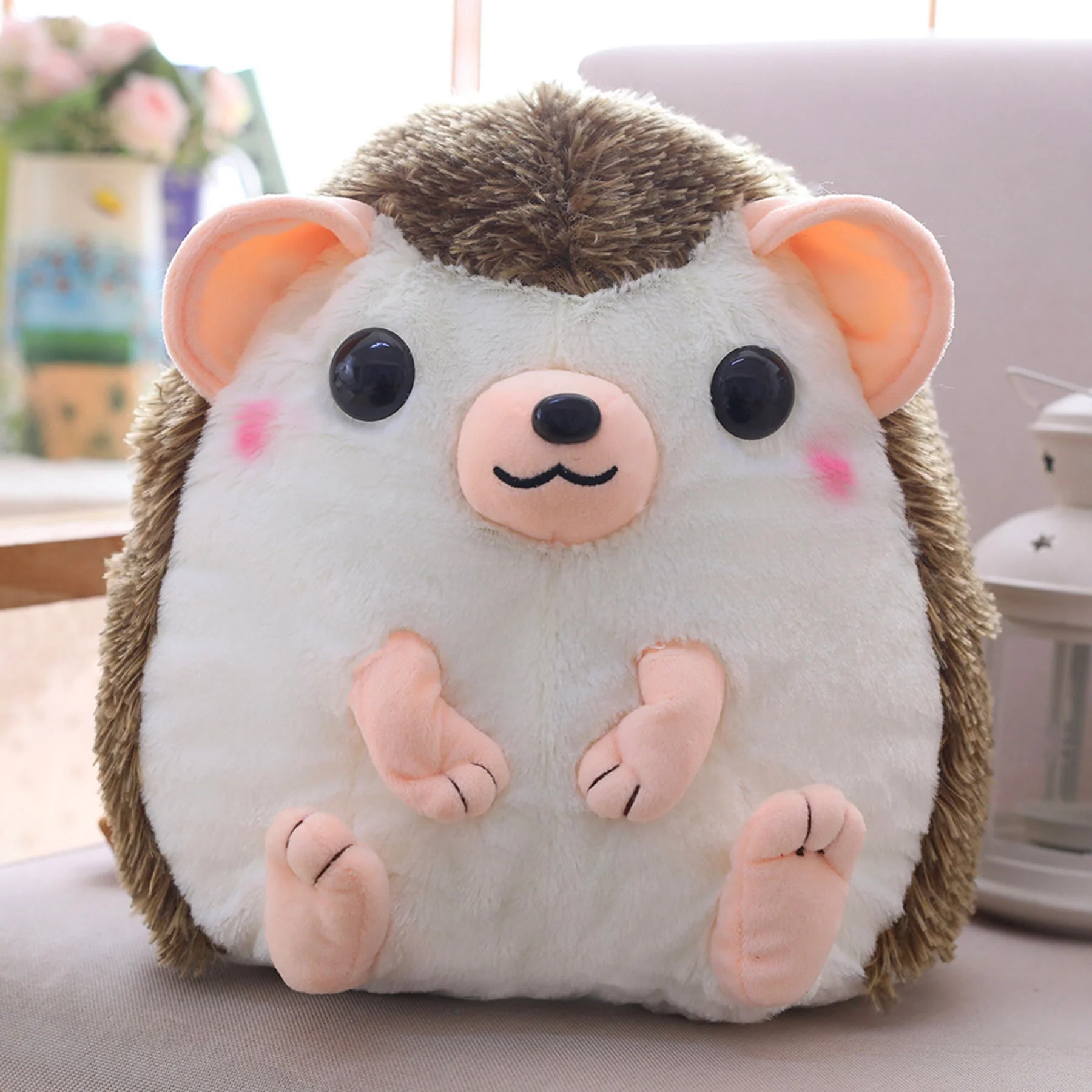 New Cute Cartoon Hedgehog Schoolbag Student Plush Toy - Image 12
