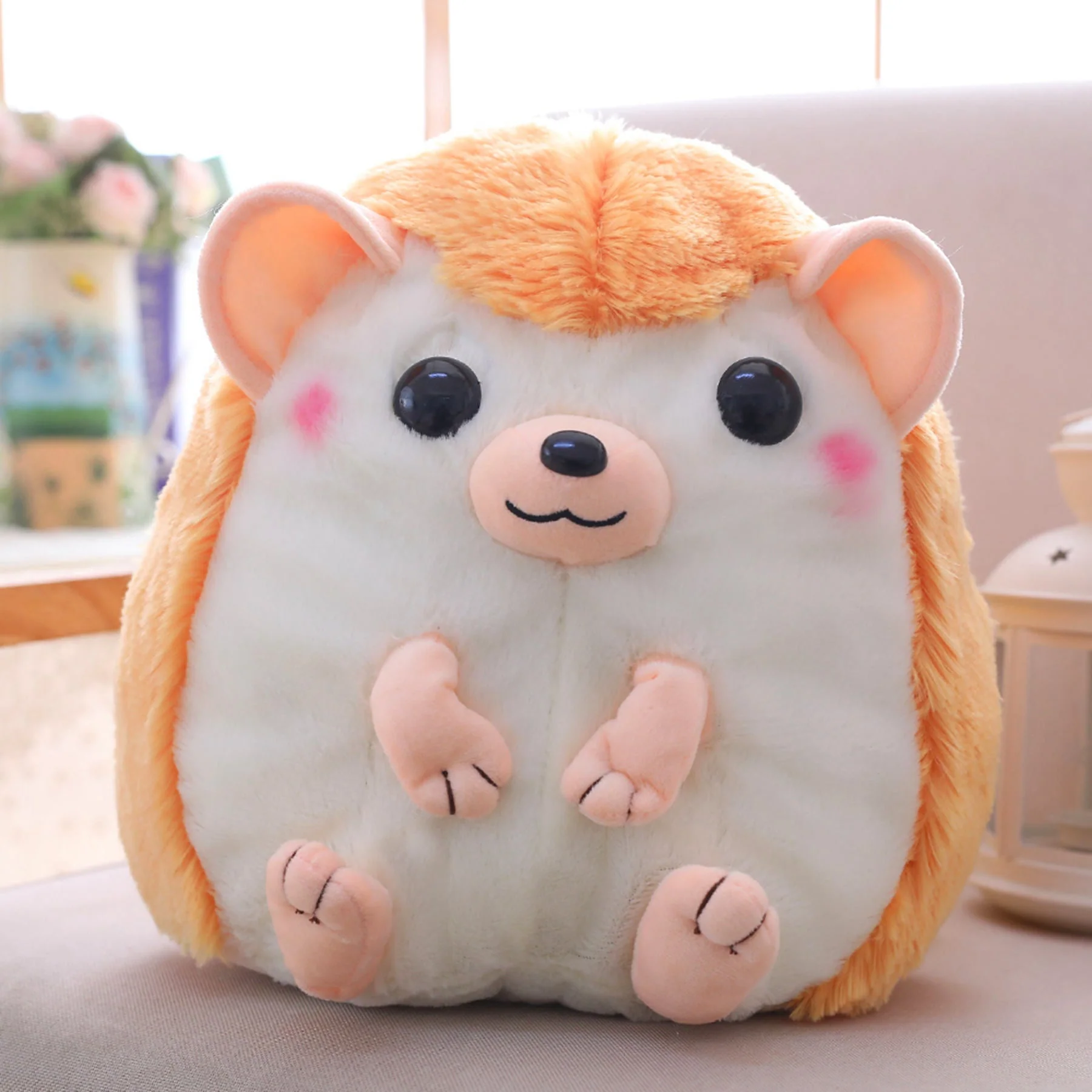 New Cute Cartoon Hedgehog Schoolbag Student Plush Toy - Image 2