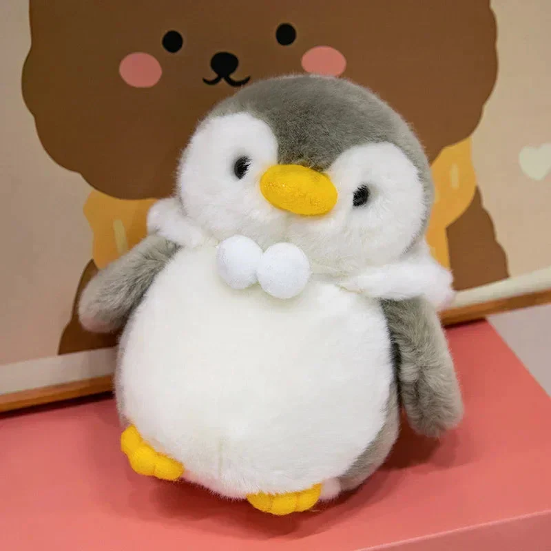 New Cute Penguin Plush Toy Baby Comforting Sleep Doll Fluffy Penguin Wearing Clothes Hats Stuffed Animal Pillow Birthday Gifts - Image 6
