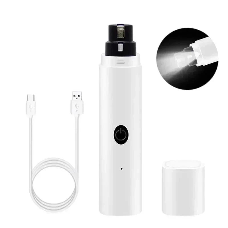New Electric Pet Nail Grinder – USB Rechargeable LED Dog & Cat Clippers - Image 7