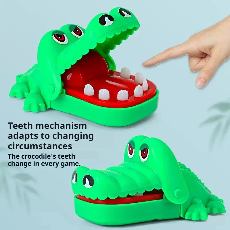 New Family Toys Crocodile Teeth Toys Alligator Family Party Toy Interactive Mini Biting Finger Game Non‑Toxic for Family Games - Image 2