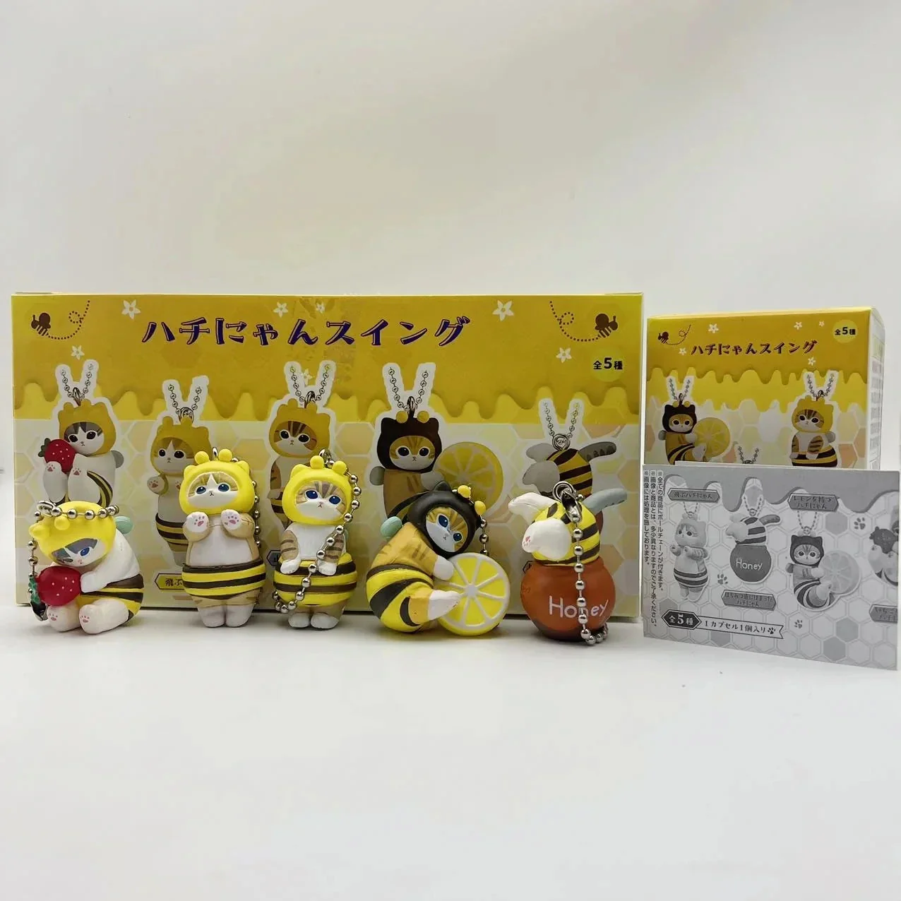New Mofusand Bee Shaped Blind Box Twisted Egg Bee Cat Anime Figure Ornament Cute Doll Handmade Model Decor Toy Kid Birthday Gift - Image 2