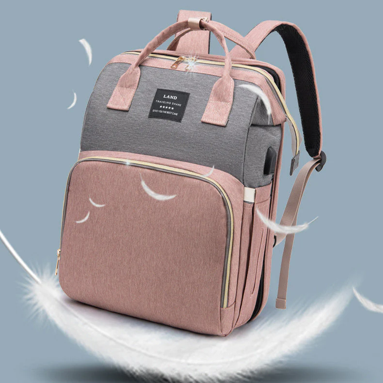 New Mummy Baby Crib Backpack Large Capacity Out Milk Insulated Bag Women - Image 5