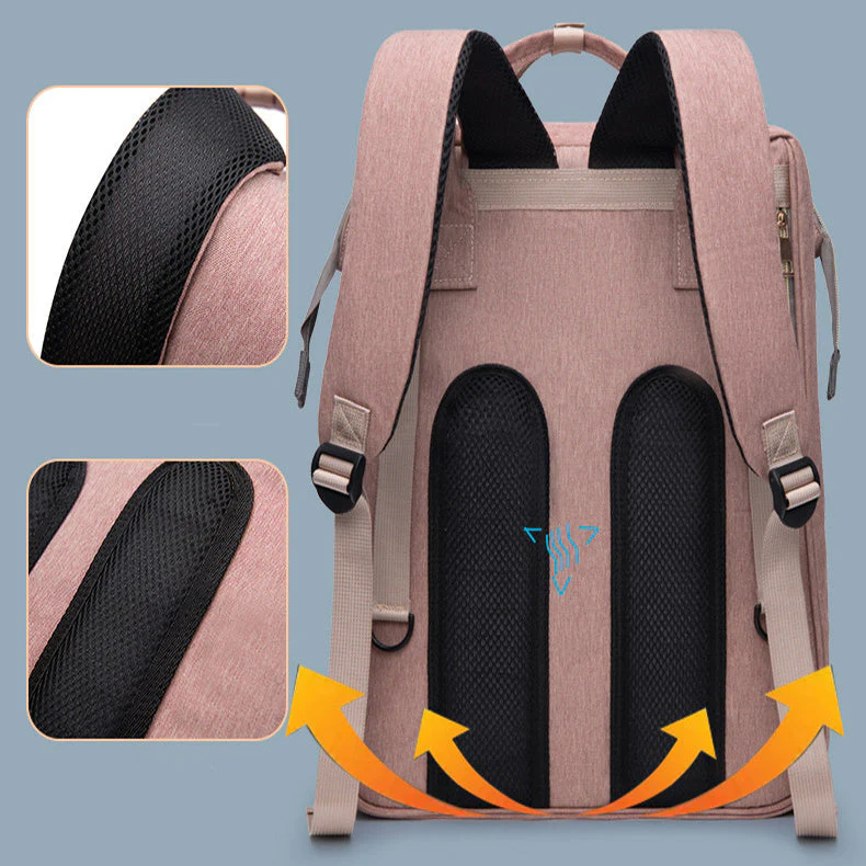 New Mummy Baby Crib Backpack Large Capacity Out Milk Insulated Bag Women - Image 6