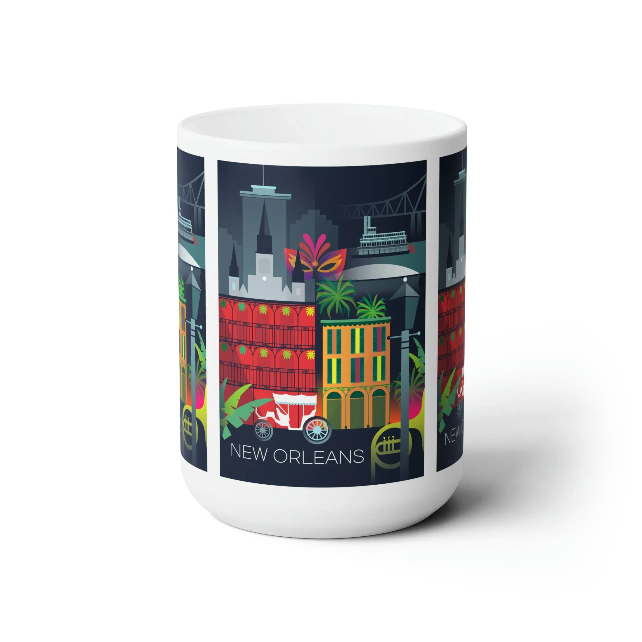 New Orleans Ceramic Mug 11oz or 15oz - Image 2