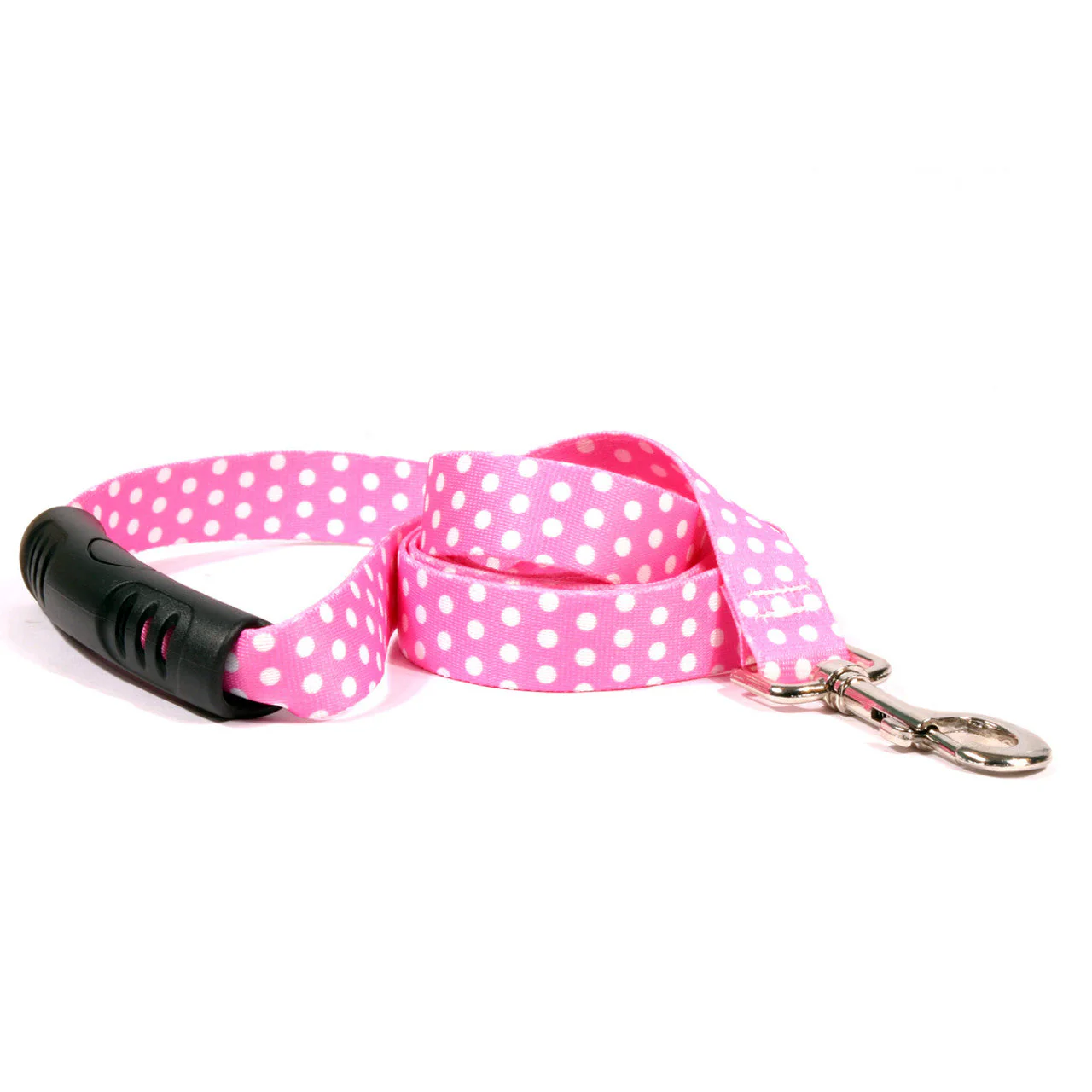 New Pink Polka Dot Dog Leash - Image 2