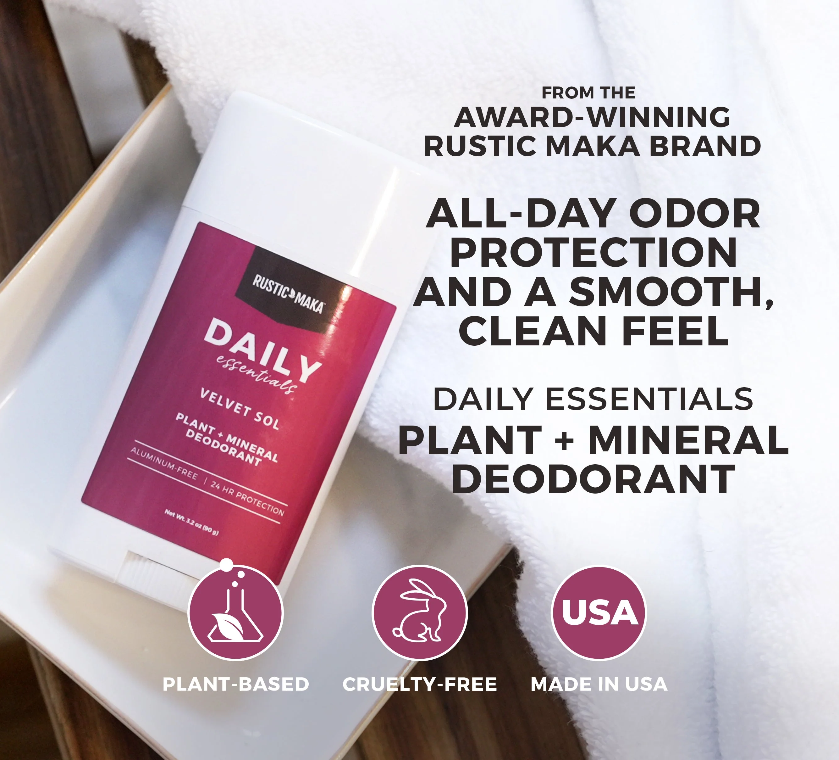 New! VELVET SOL Plant + Mineral Deodorant - Image 3