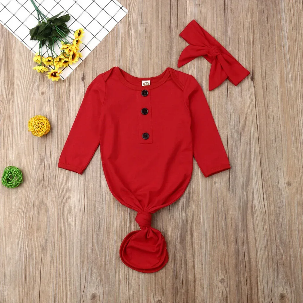 Newborn Baby Sleeper Nightgown - # BAAA81810001 - Image 3