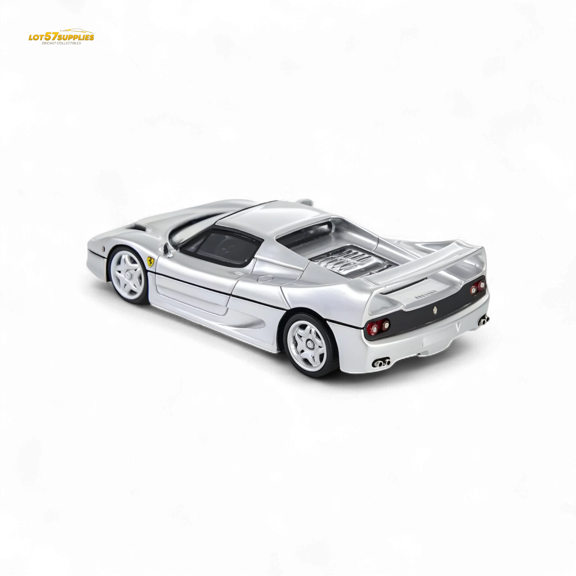 Nice Auto Ferrari F50 Silver 1:64 - Image 2