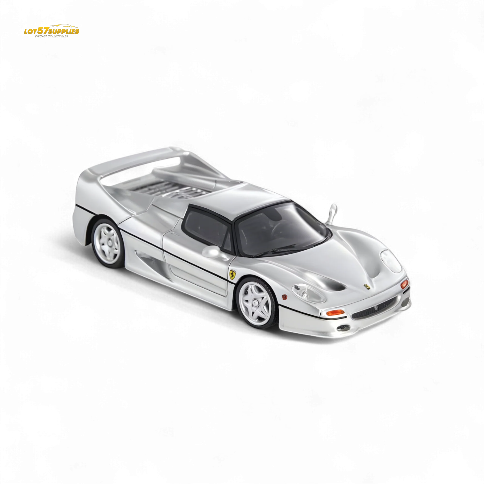 Nice Auto Ferrari F50 Silver 1:64 - Image 3