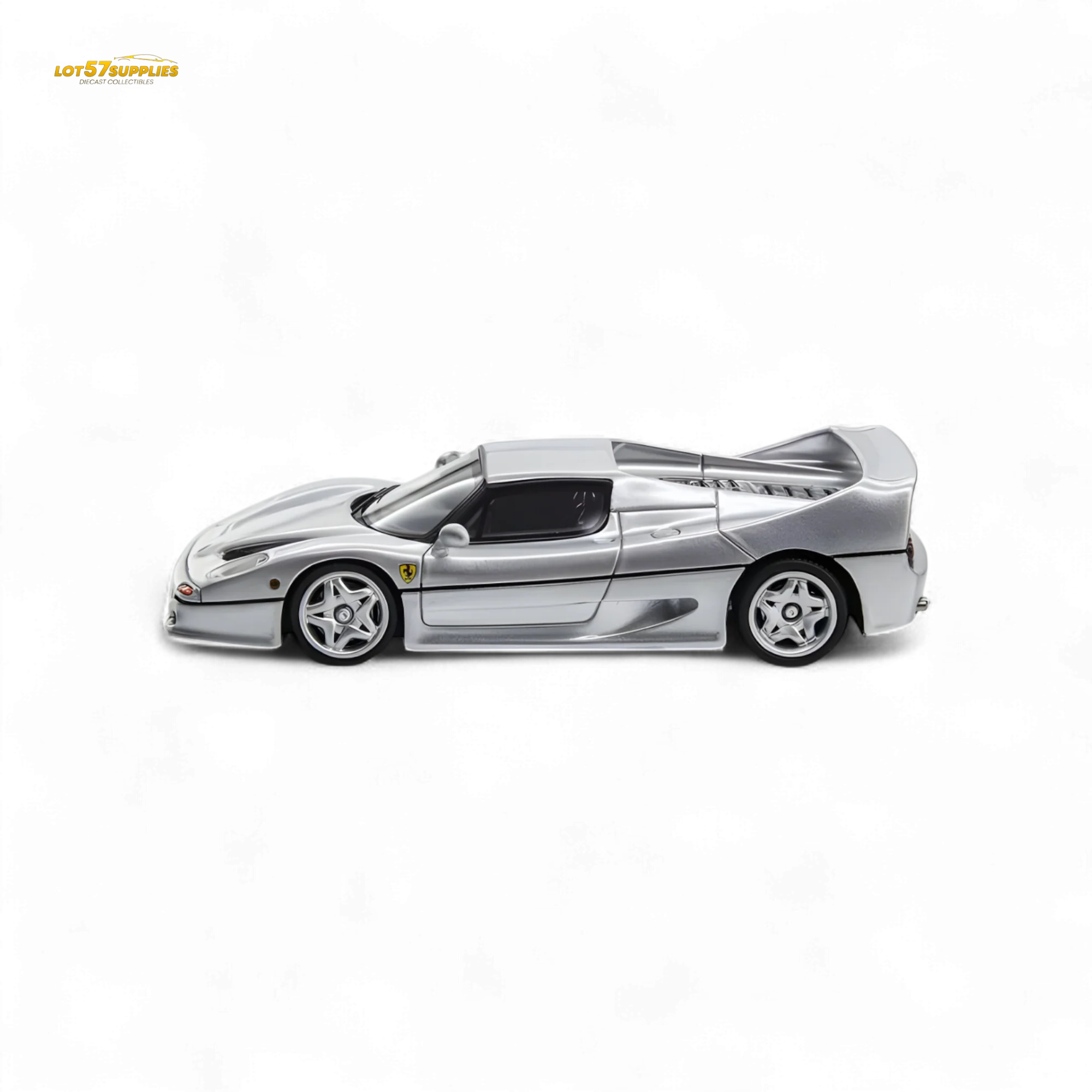 Nice Auto Ferrari F50 Silver 1:64 - Image 4