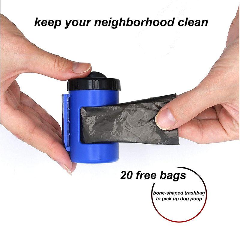 Nightwalk 4.5M Led Light And Waste Bag Dispenser Retractable Dog Leash - Image 6