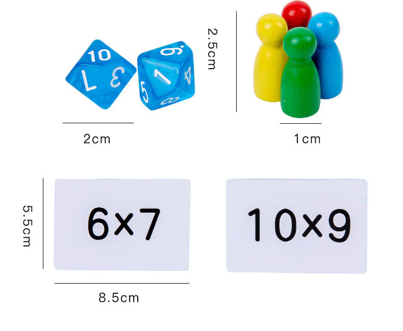 Ninth Multiplication Formula Table Reciting Game Children's Toys - Image 5