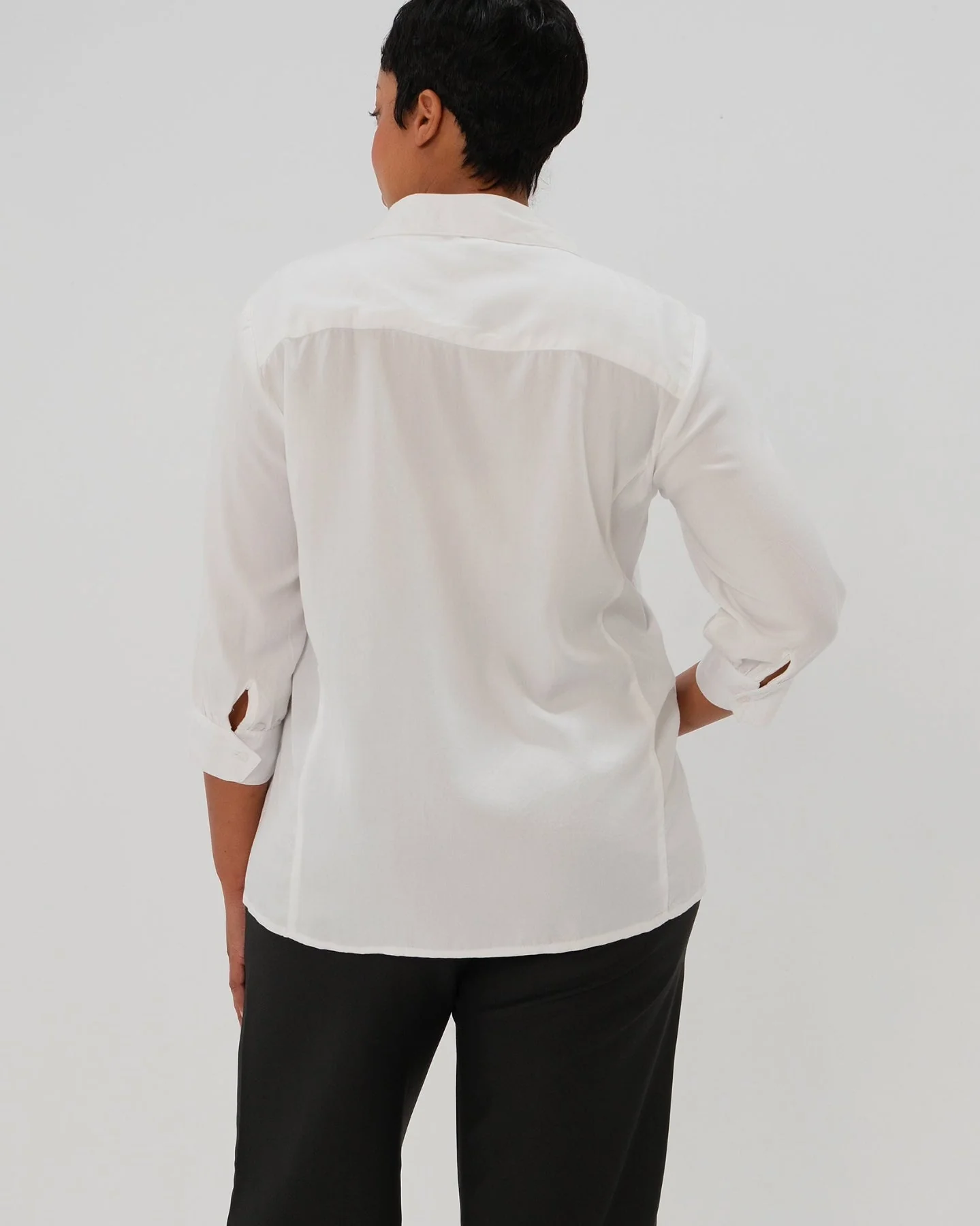 No-Gap Maternity Nursing Button Down Shirt in TENCEL (Regular & Petite) - Image 12