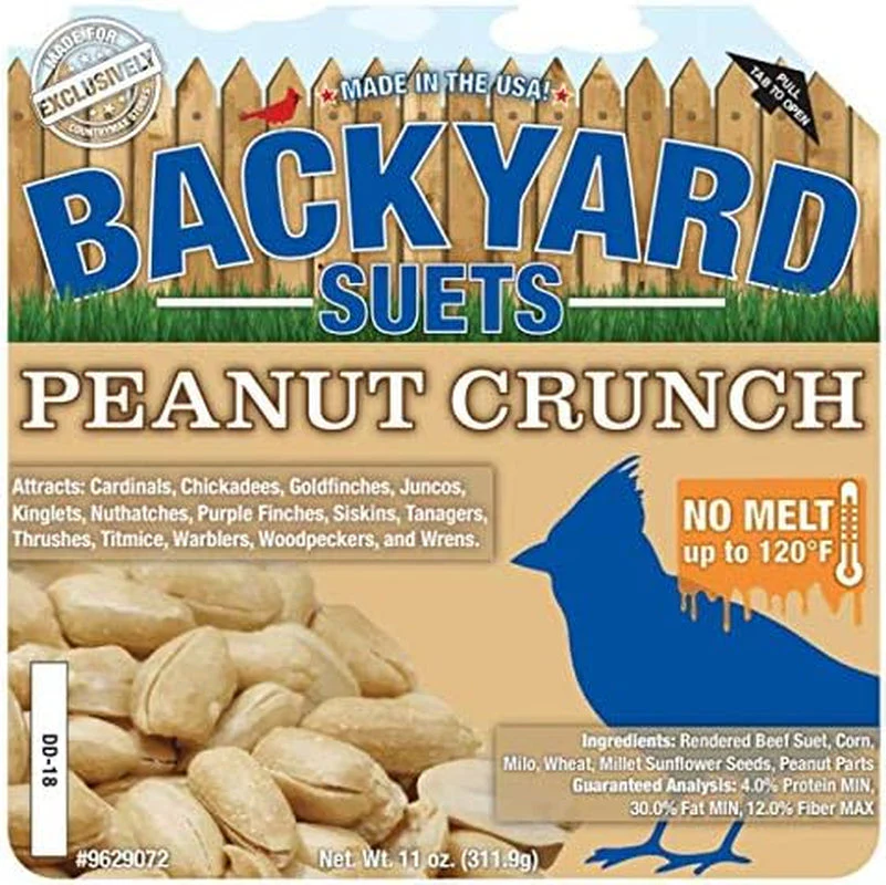 No Melt Premium Suet Cakes 12 Pack (Peanut Butter Crunch) - Image 3