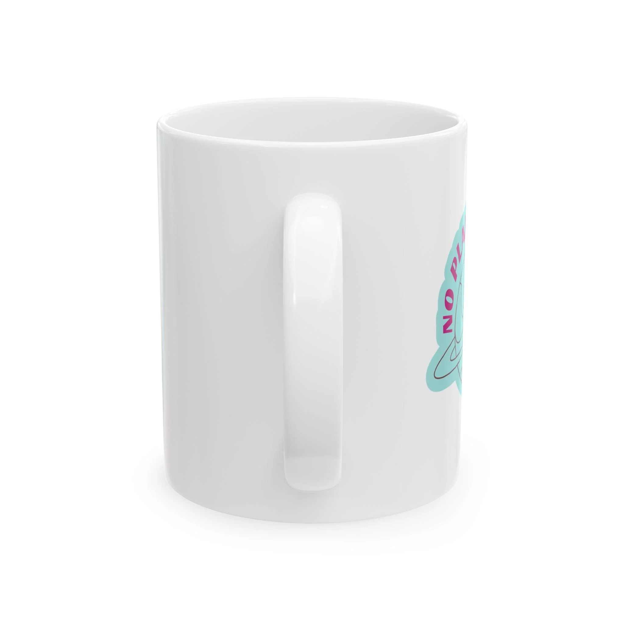 No Planet B Ceramic Mug – Eco-Friendly, Print-on-Demand Statement Mug - Image 3