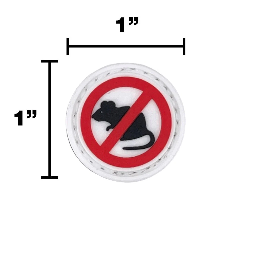 NO RAT PVC Morale Patch - Image 3