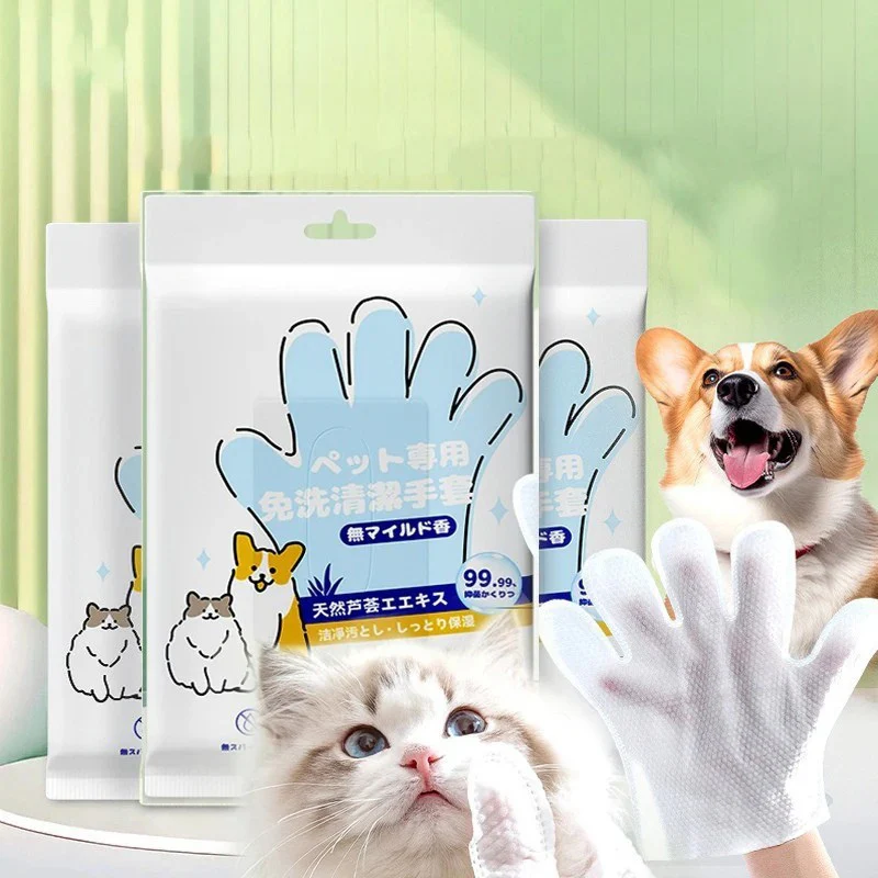 No-Rinse Cat Bath Wipes For Stress-Free Cleaning - 6Pcs - Image 4