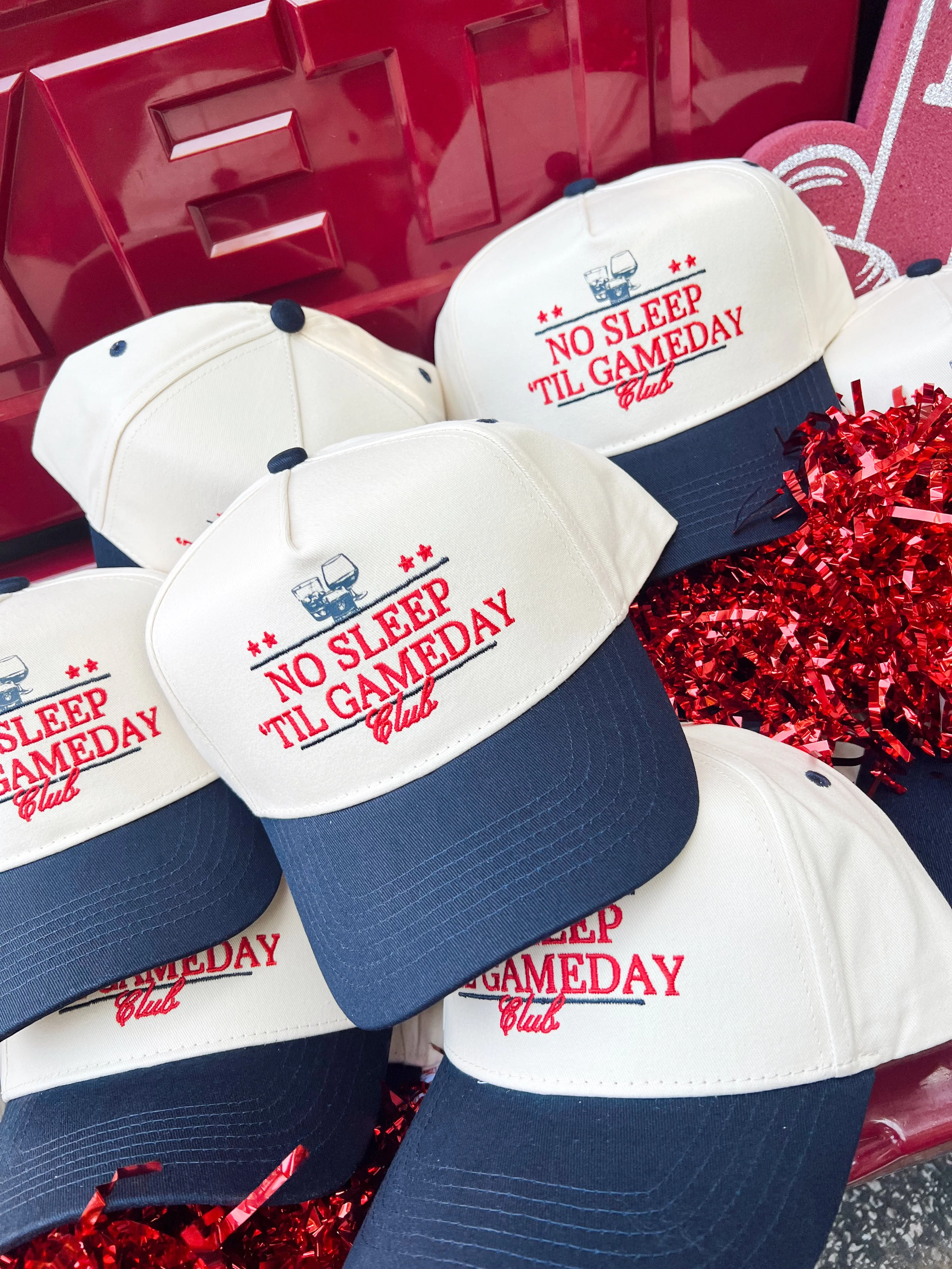 No Sleep Til' Gameday Vintage Trucker Hat - Image 3