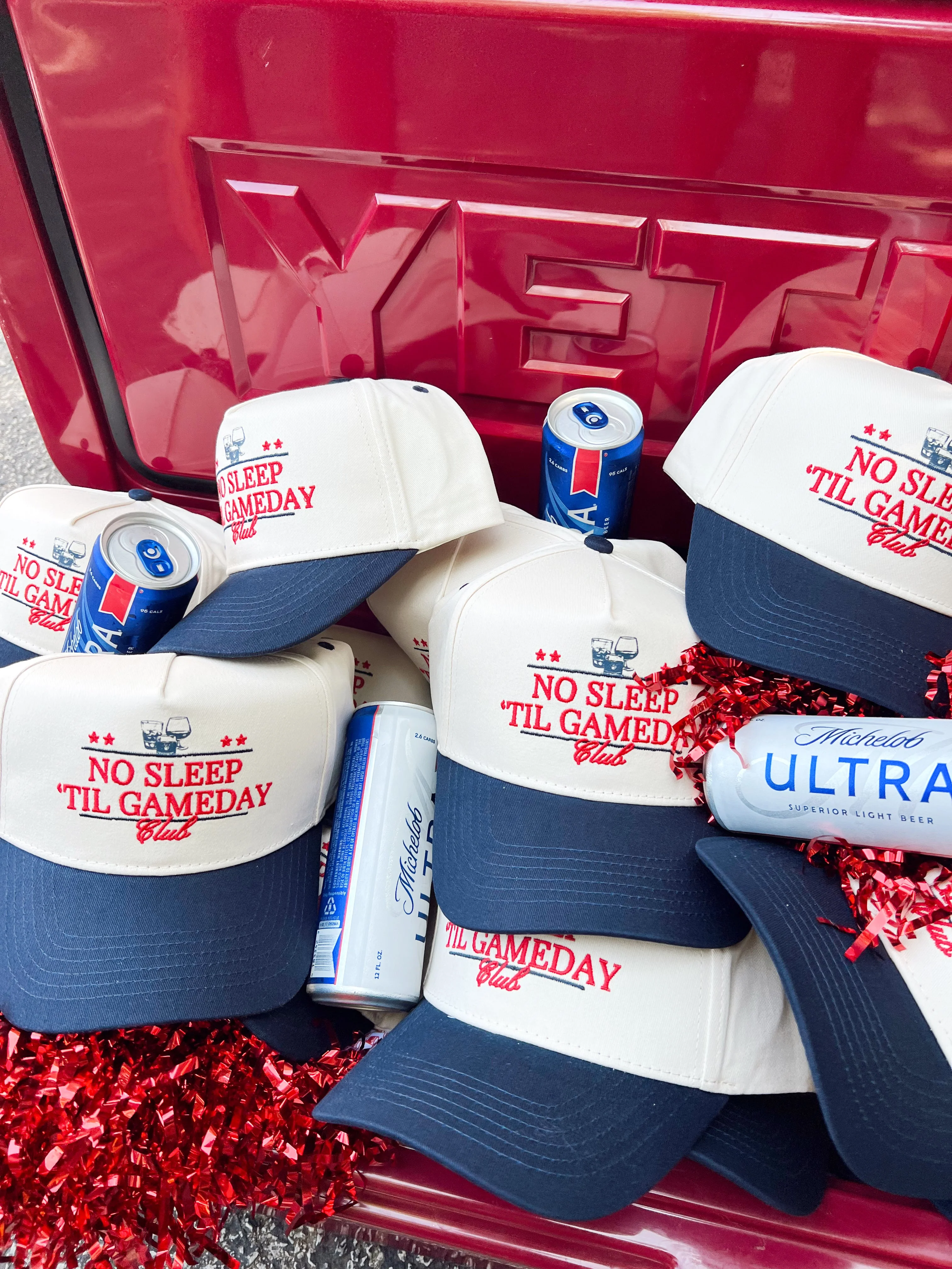 No Sleep Til' Gameday Vintage Trucker Hat - Image 5