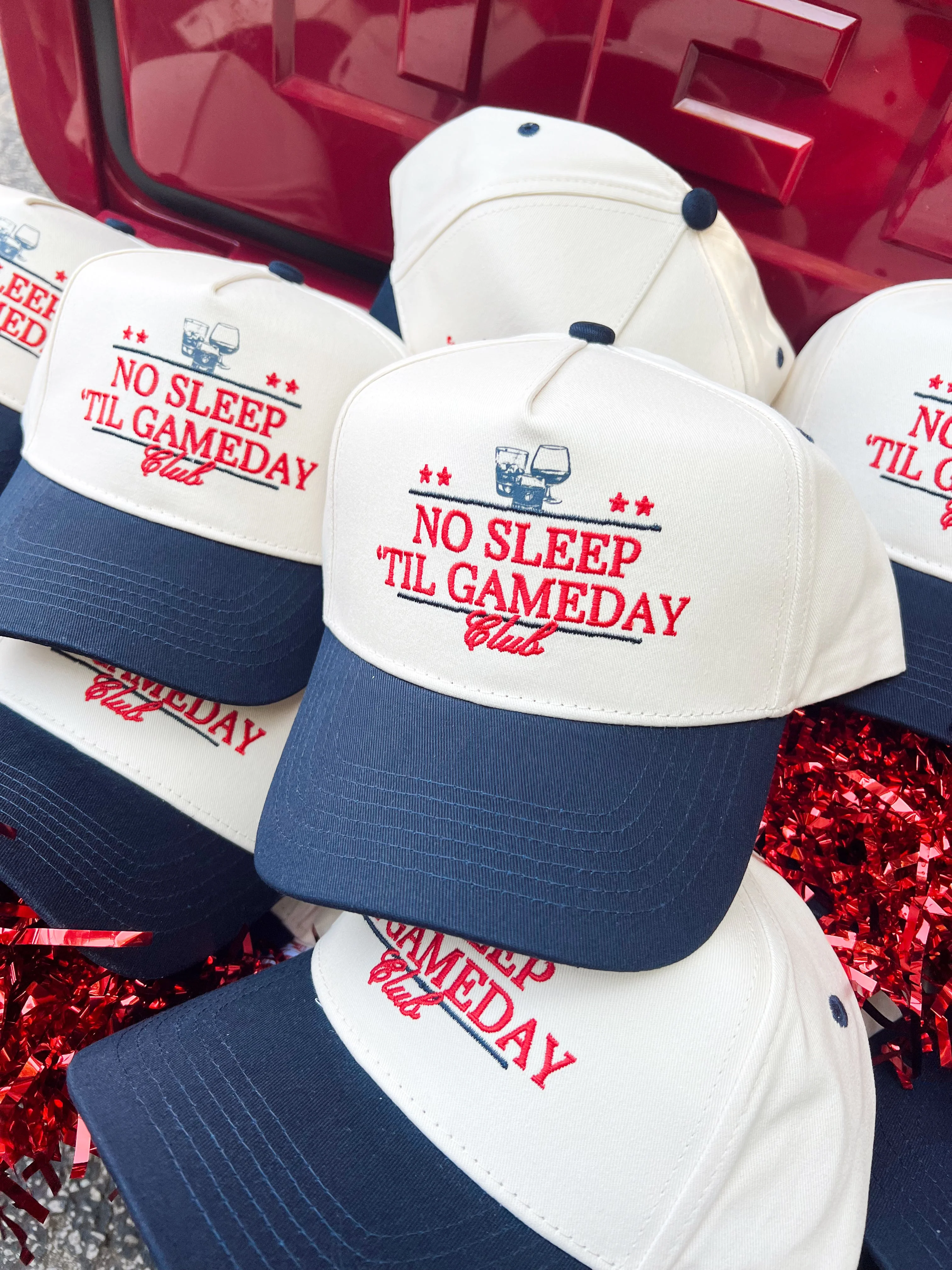 No Sleep Til' Gameday Vintage Trucker Hat - Image 6