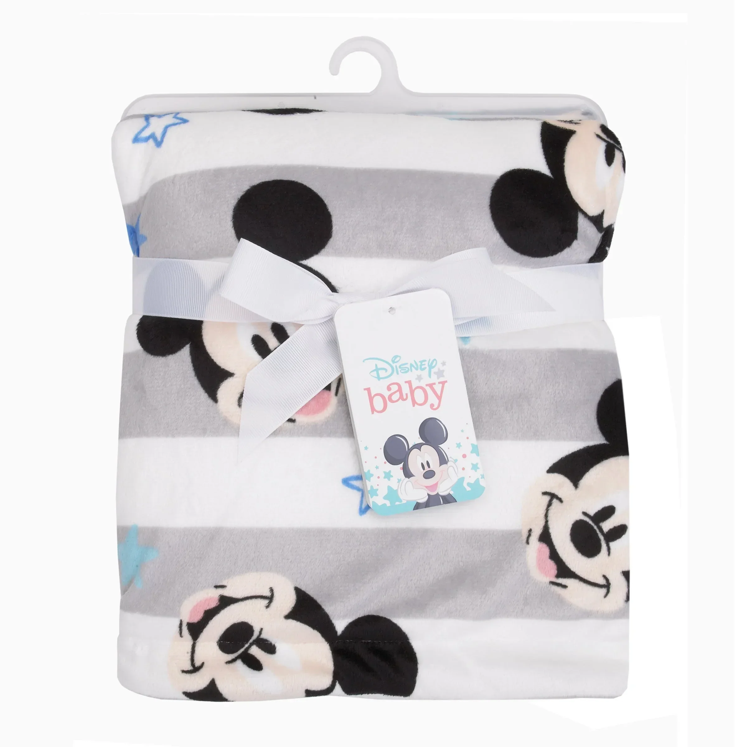 NoJo Disney Mickey Mouse Deluxe Reversible Baby Blanket - Image 6