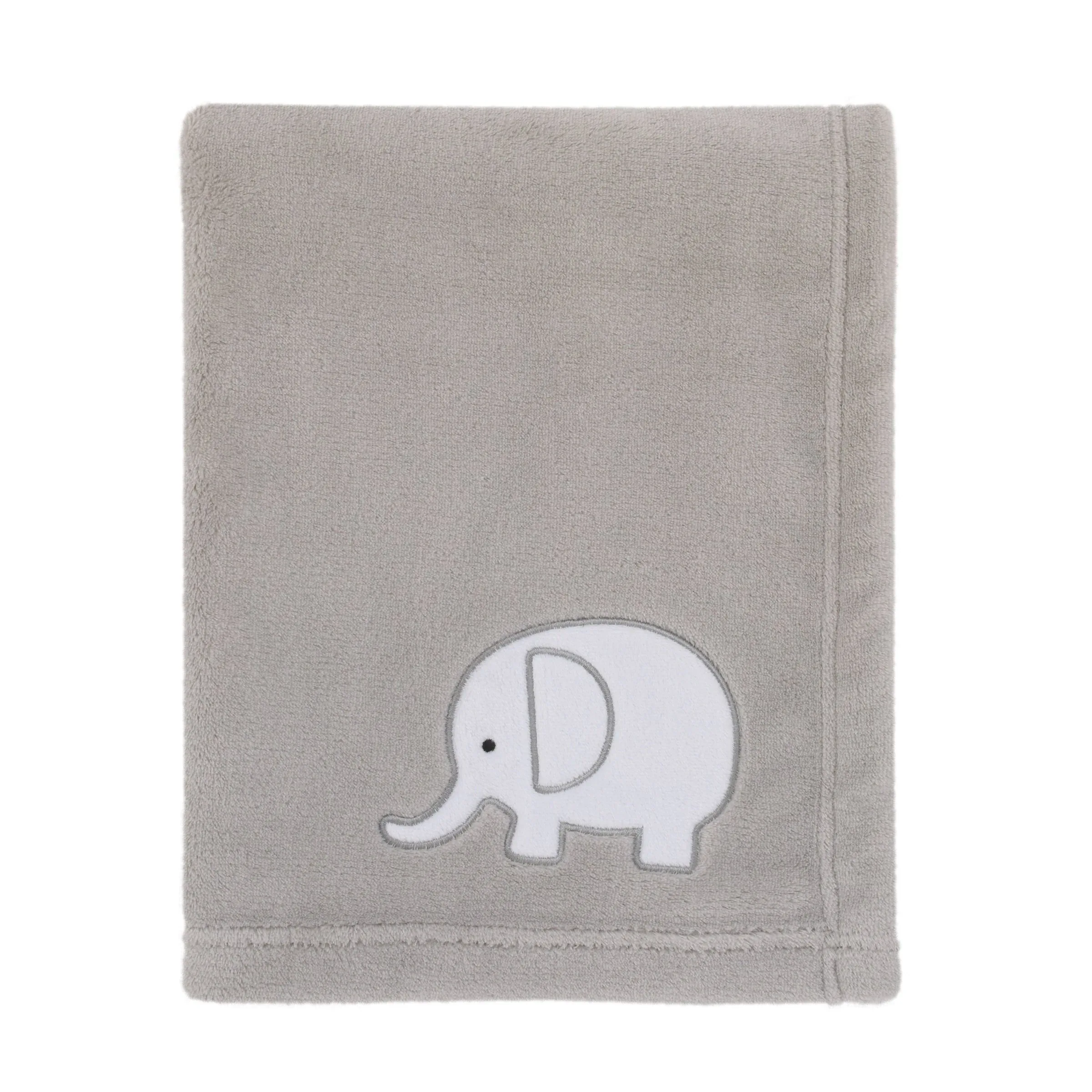 NoJo Dreamer Gray Elephant 8-Piece Nursery Crib Bedding Set - Image 9