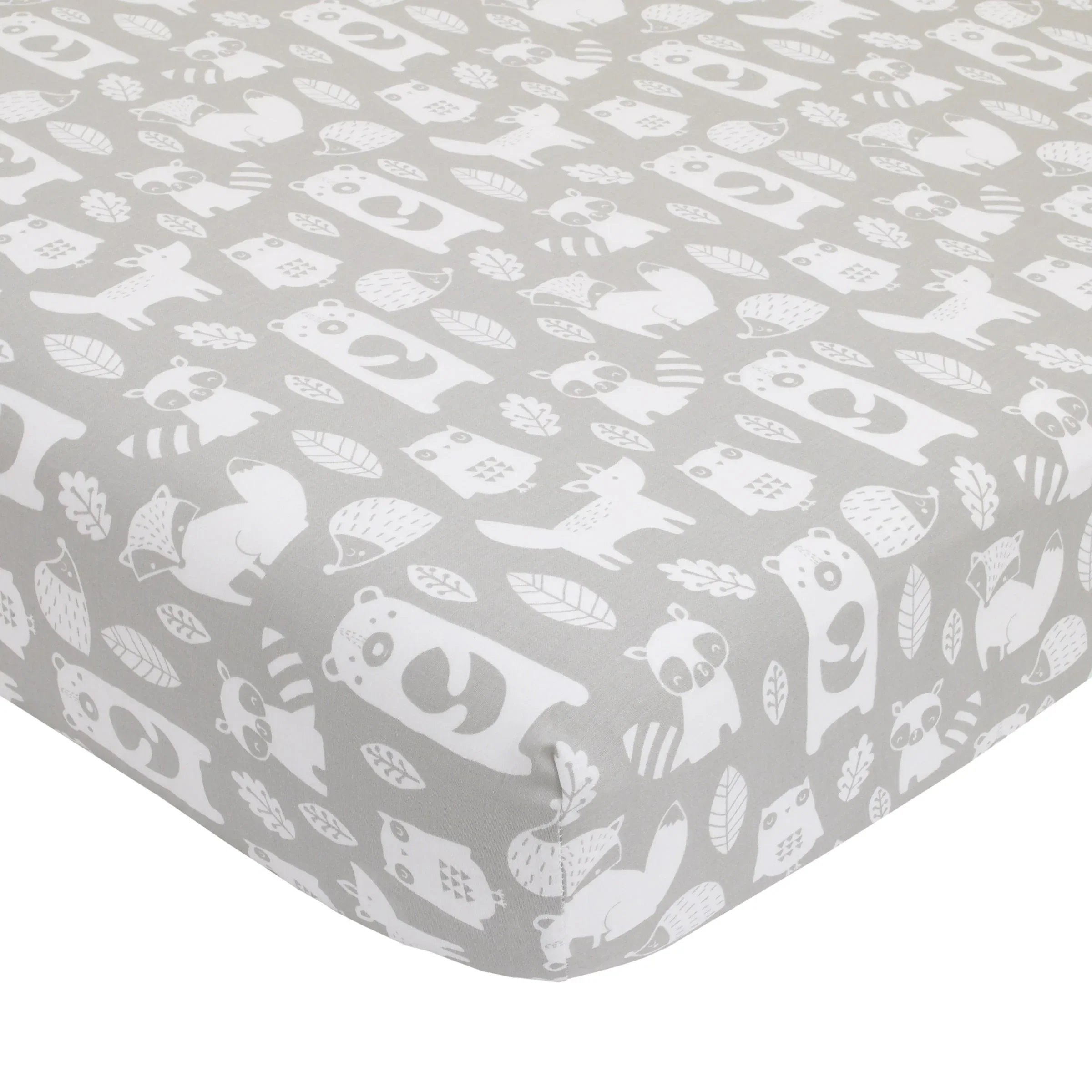 NoJo Dreamer Little Woodland Friends 8 Piece Nursery Crib Bedding Set - Image 4