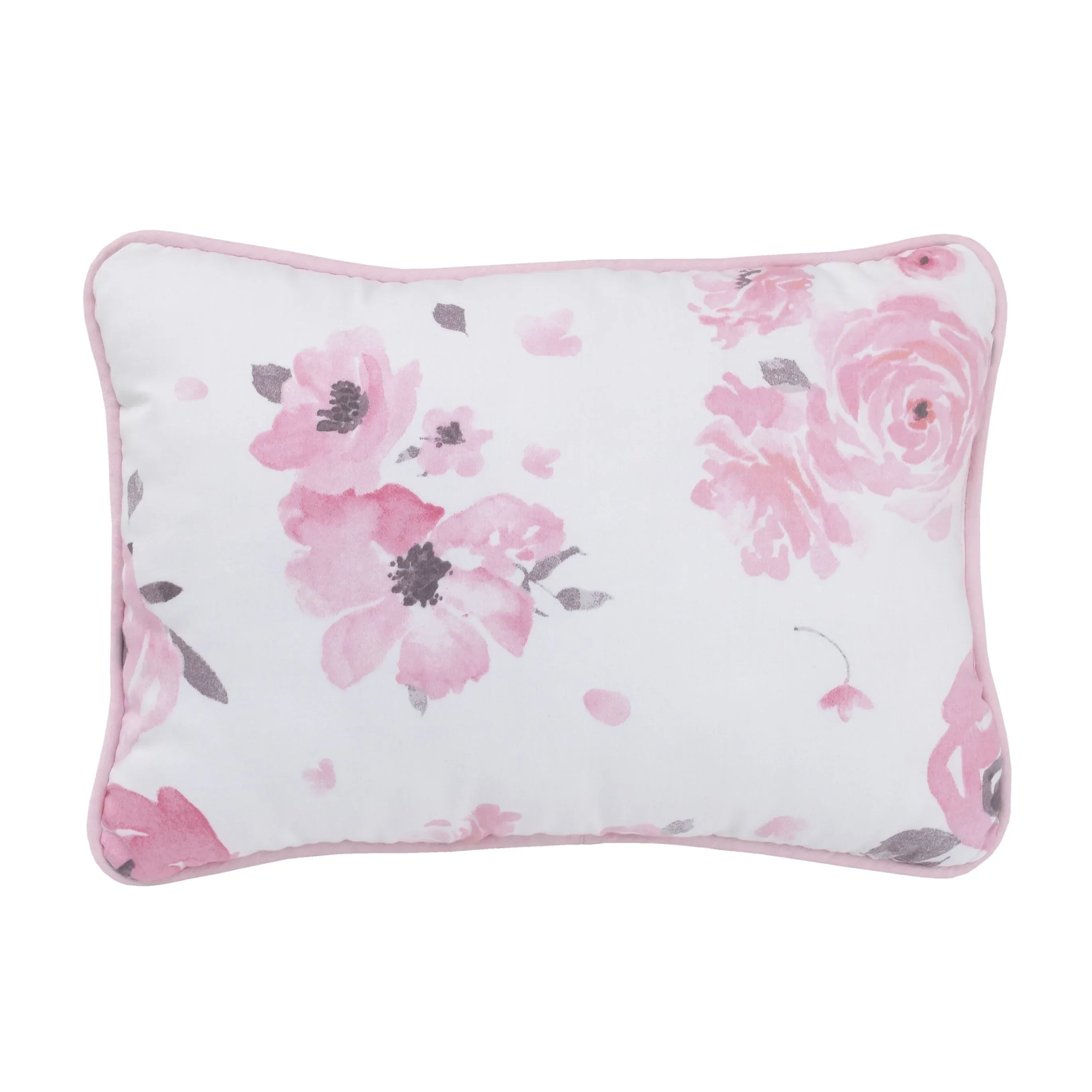 NoJo Dreamer Watercolor Floral 8 Piece Nursery Crib Bedding Set - Image 7