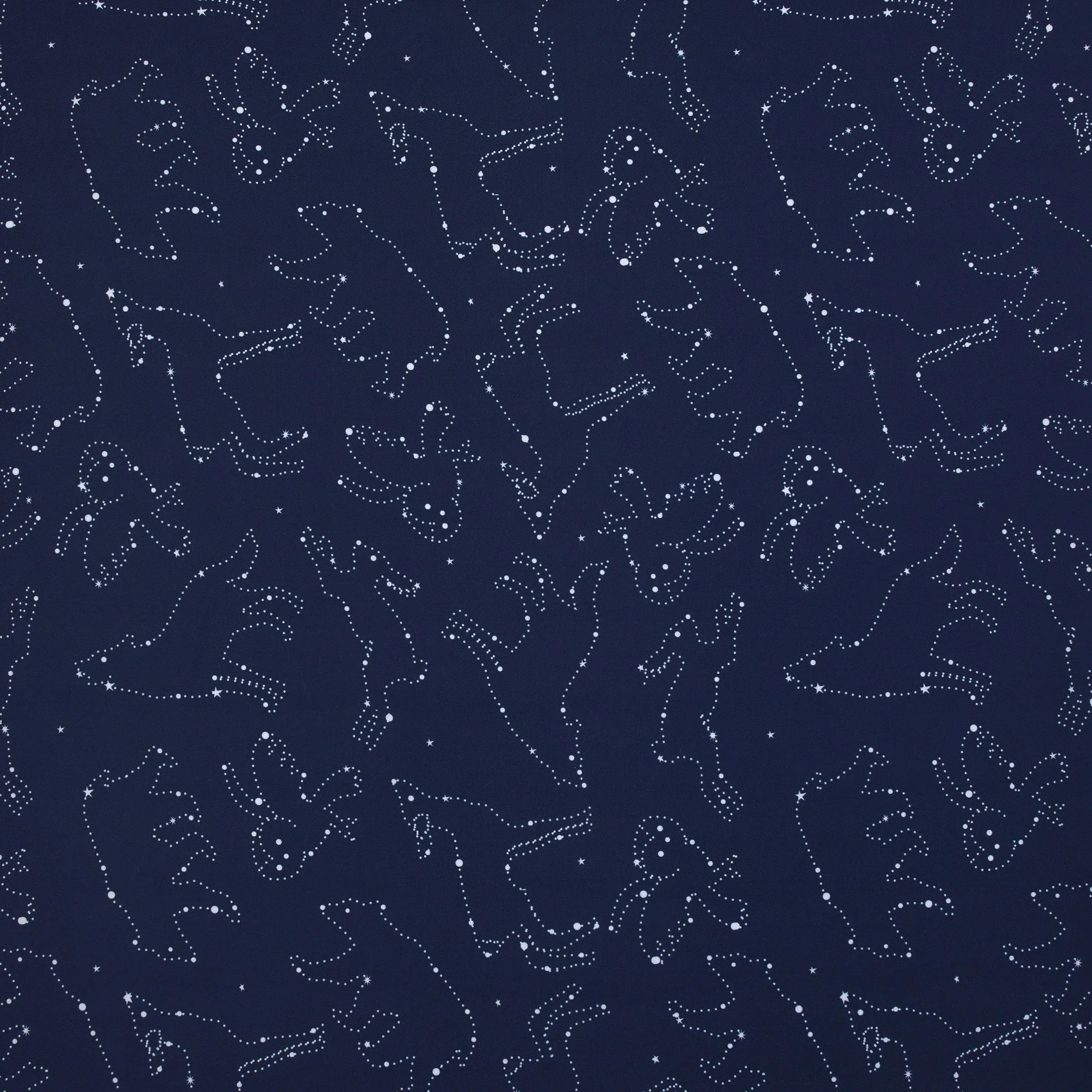 NoJo Super Soft Navy and White Cosmic Constellations Nursery Mini Crib Fitted Sheet - Image 2