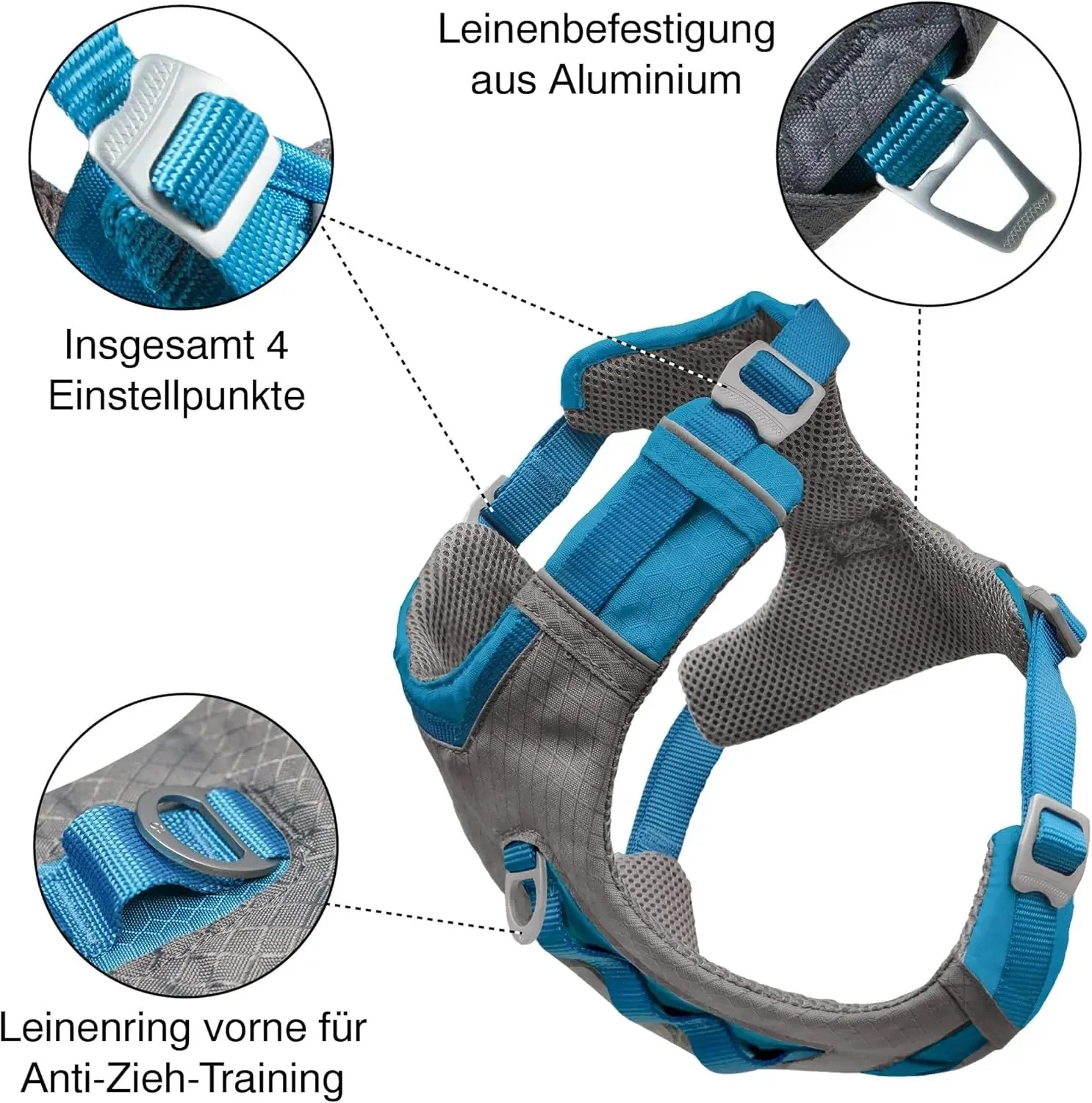 Nomad Carrier Backpack - Airline Approved Dog Bag for Travel - Stylish Pet Backpack with Waterproof Bottom - Lightweight for Hiking - Small Breed Dog Carrier with Tablet Sleeve - Blue - Image 2