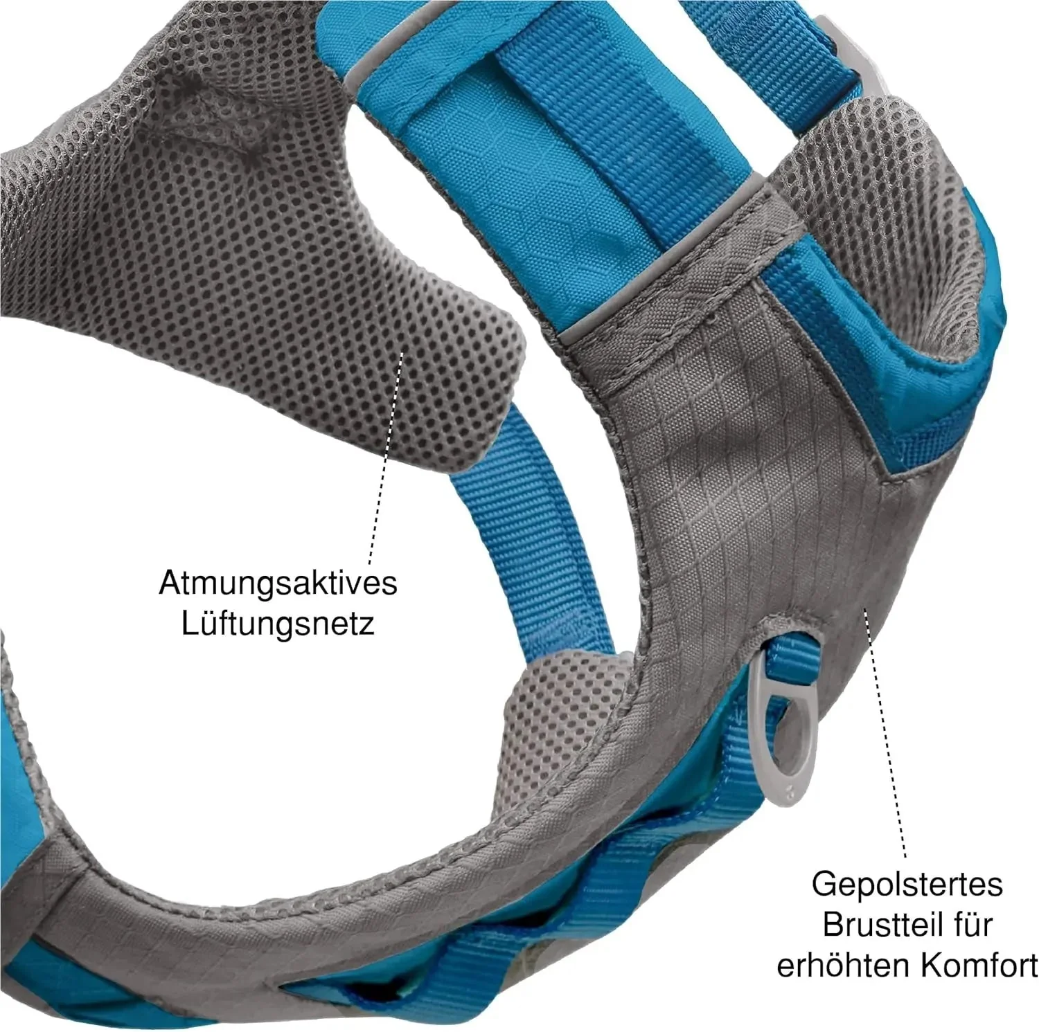Nomad Carrier Backpack - Airline Approved Dog Bag for Travel - Stylish Pet Backpack with Waterproof Bottom - Lightweight for Hiking - Small Breed Dog Carrier with Tablet Sleeve - Blue - Image 5