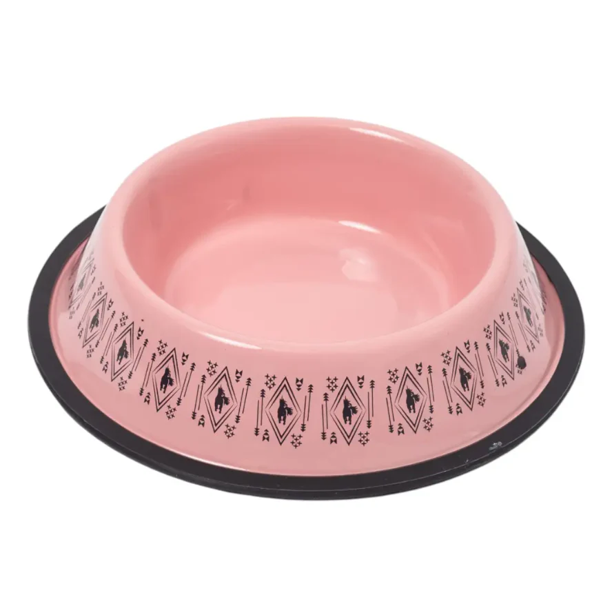 Non-Skid Boho Stainless Steel Dog Bowl – with Whimsical Unicorn Design, Silicone Base for Medium Dogs – 24oz - Image 11