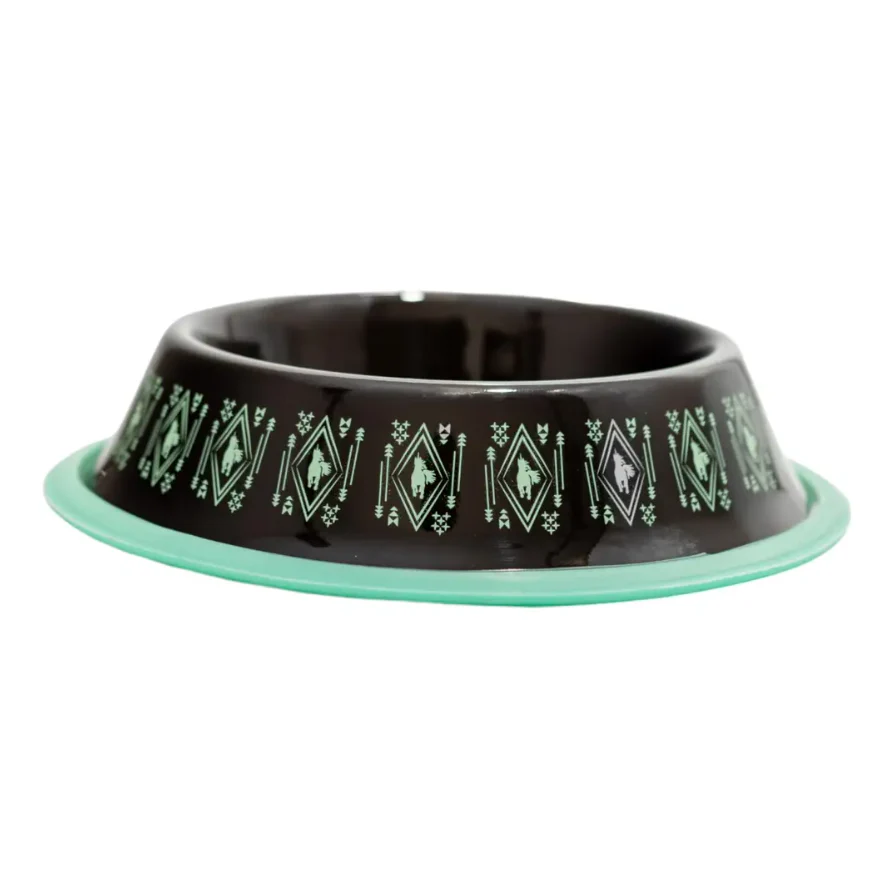 Non-Skid Boho Stainless Steel Dog Bowl – with Whimsical Unicorn Design, Silicone Base for Medium Dogs – 24oz - Image 6