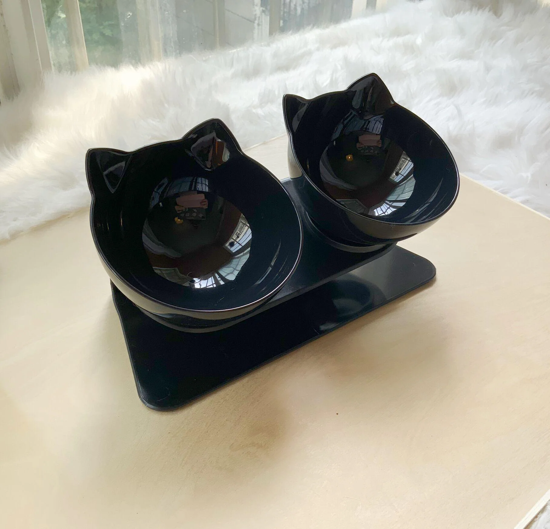 Non-Slip Double Cat Food Bowl - Image 10