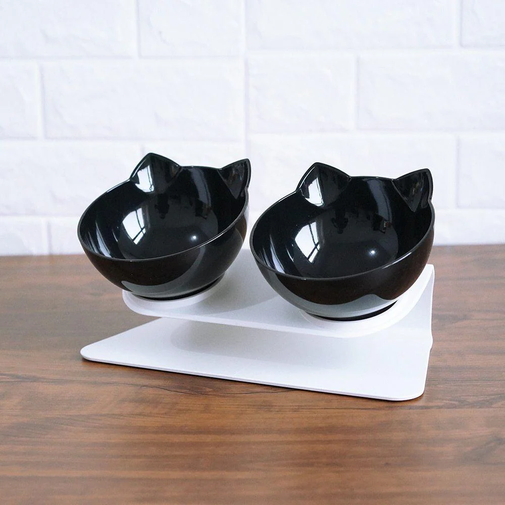 Non-Slip Double Cat Food Bowl - Image 11