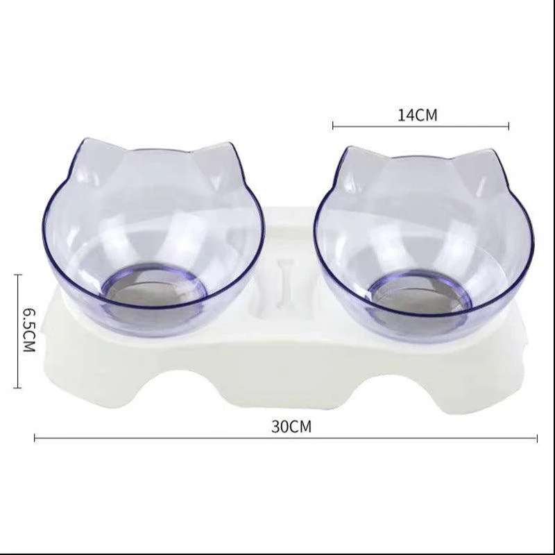 Non-Slip Double Cat Food Bowl - Image 4