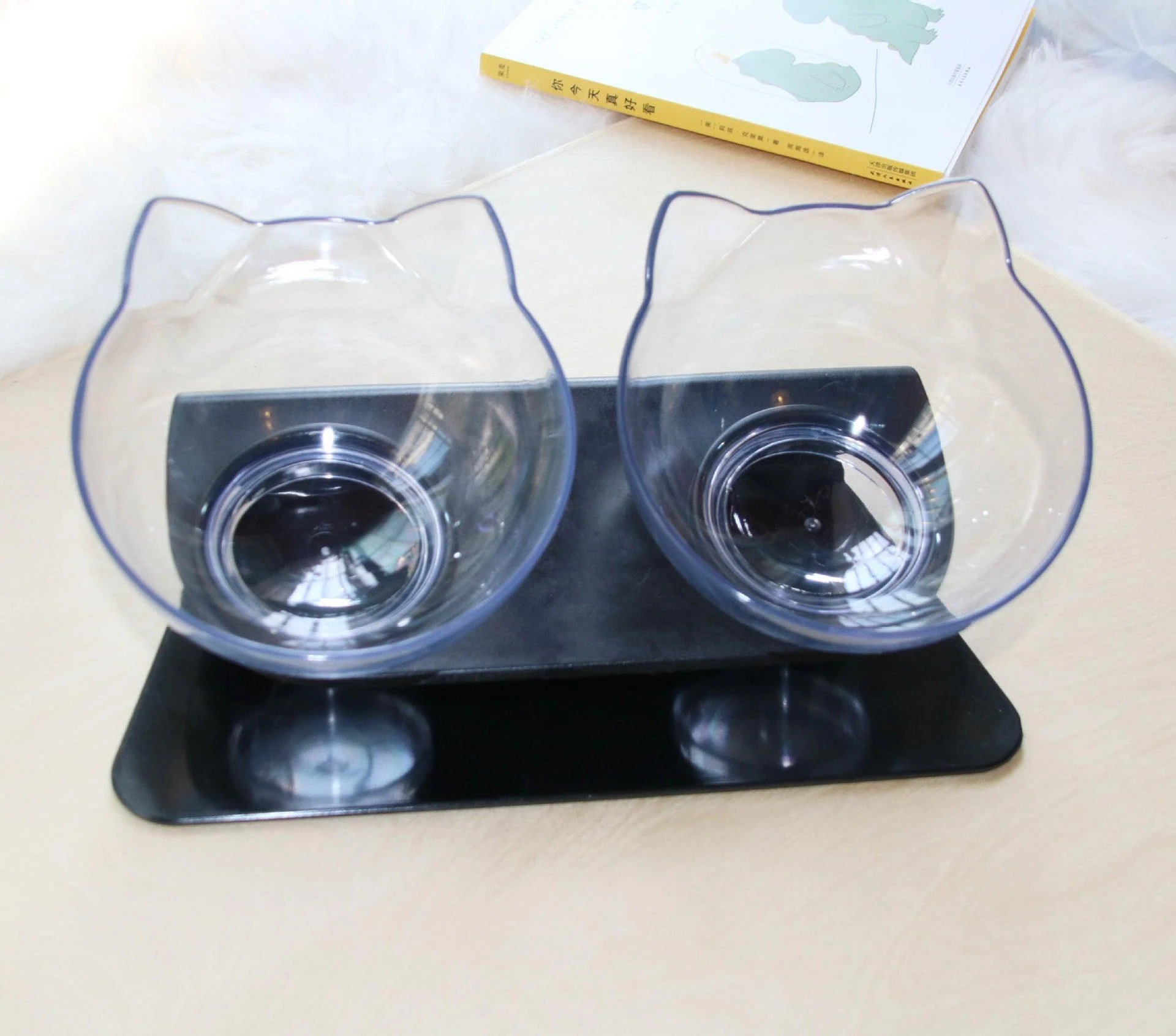 Non-Slip Double Cat Food Bowl - Image 5