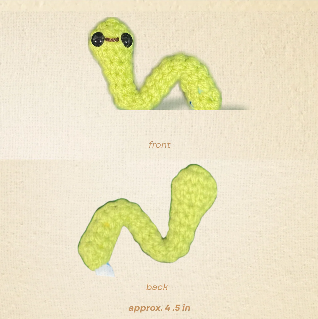 Noodle the inchworm | lightweight cat toy - Image 3