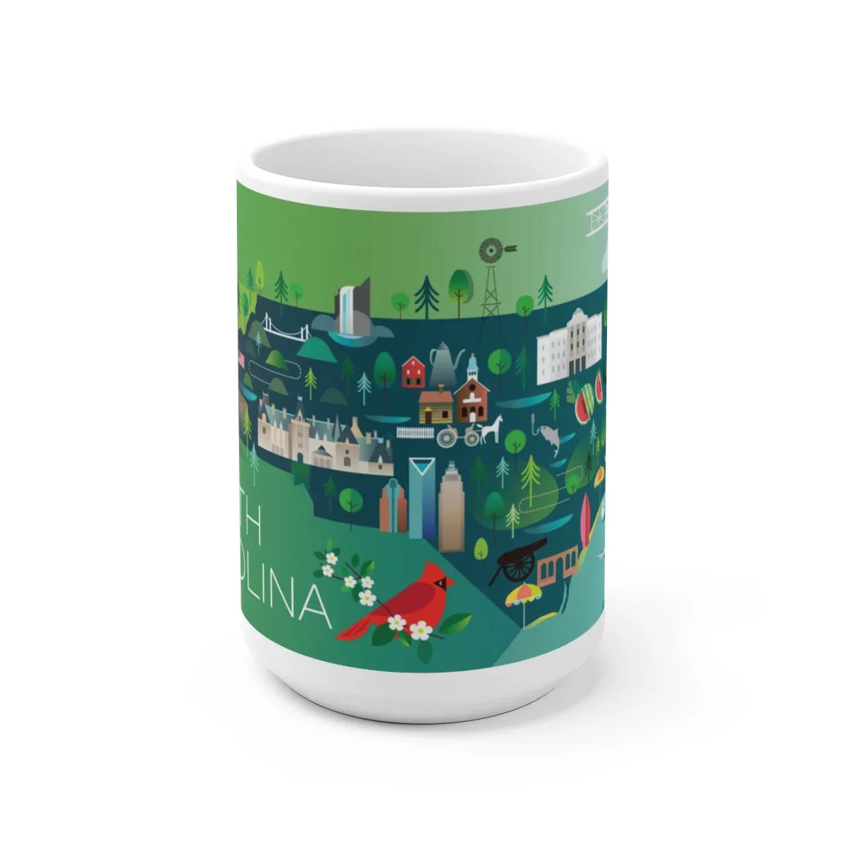 NORTH CAROLINA 11 OZ OR 15 OZ CERAMIC MUG - Image 2