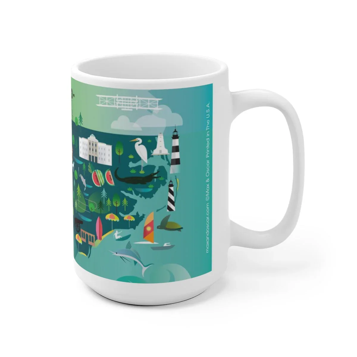 NORTH CAROLINA 11 OZ OR 15 OZ CERAMIC MUG - Image 3