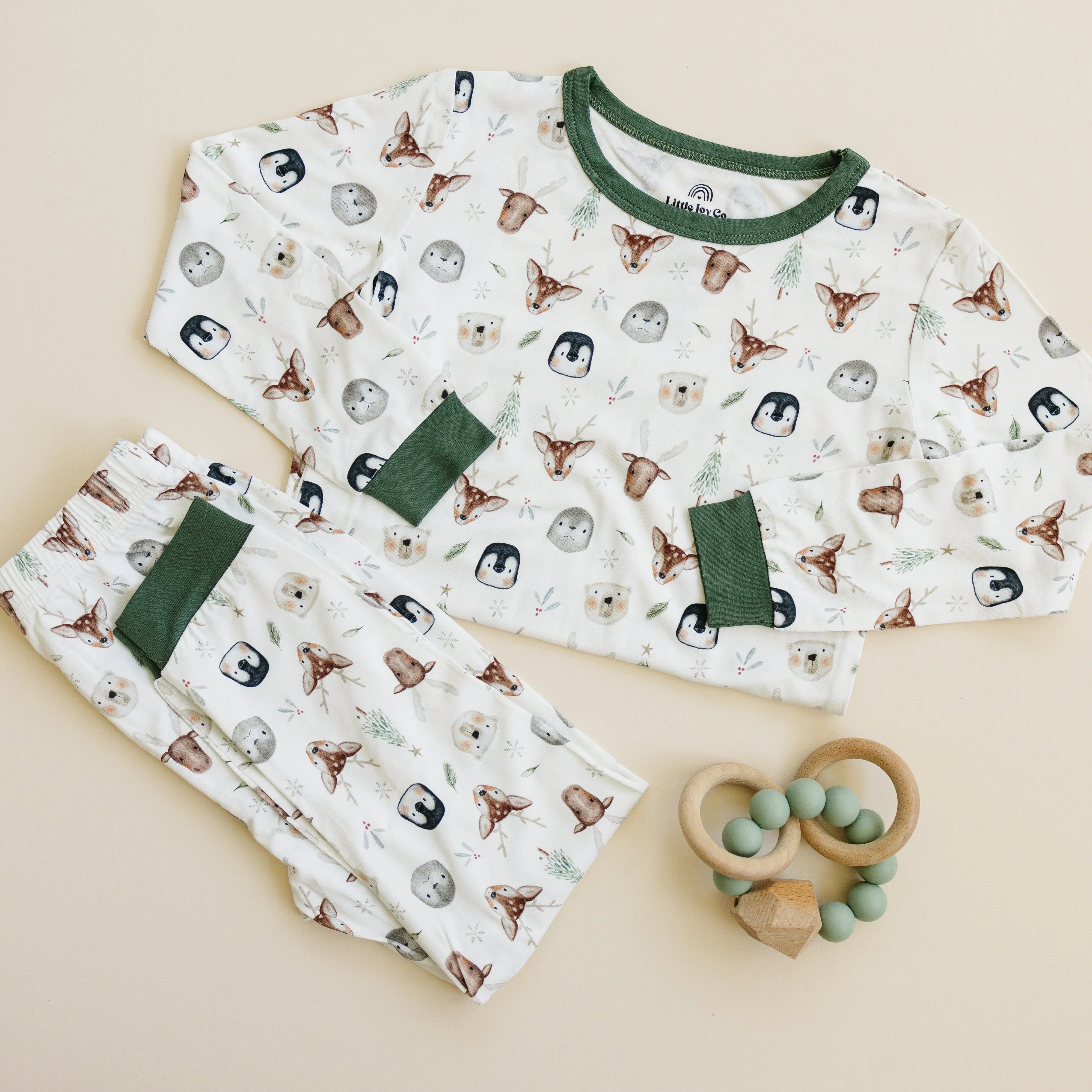 North Pole Pals 2pc Bamboo Pajamas - Image 17