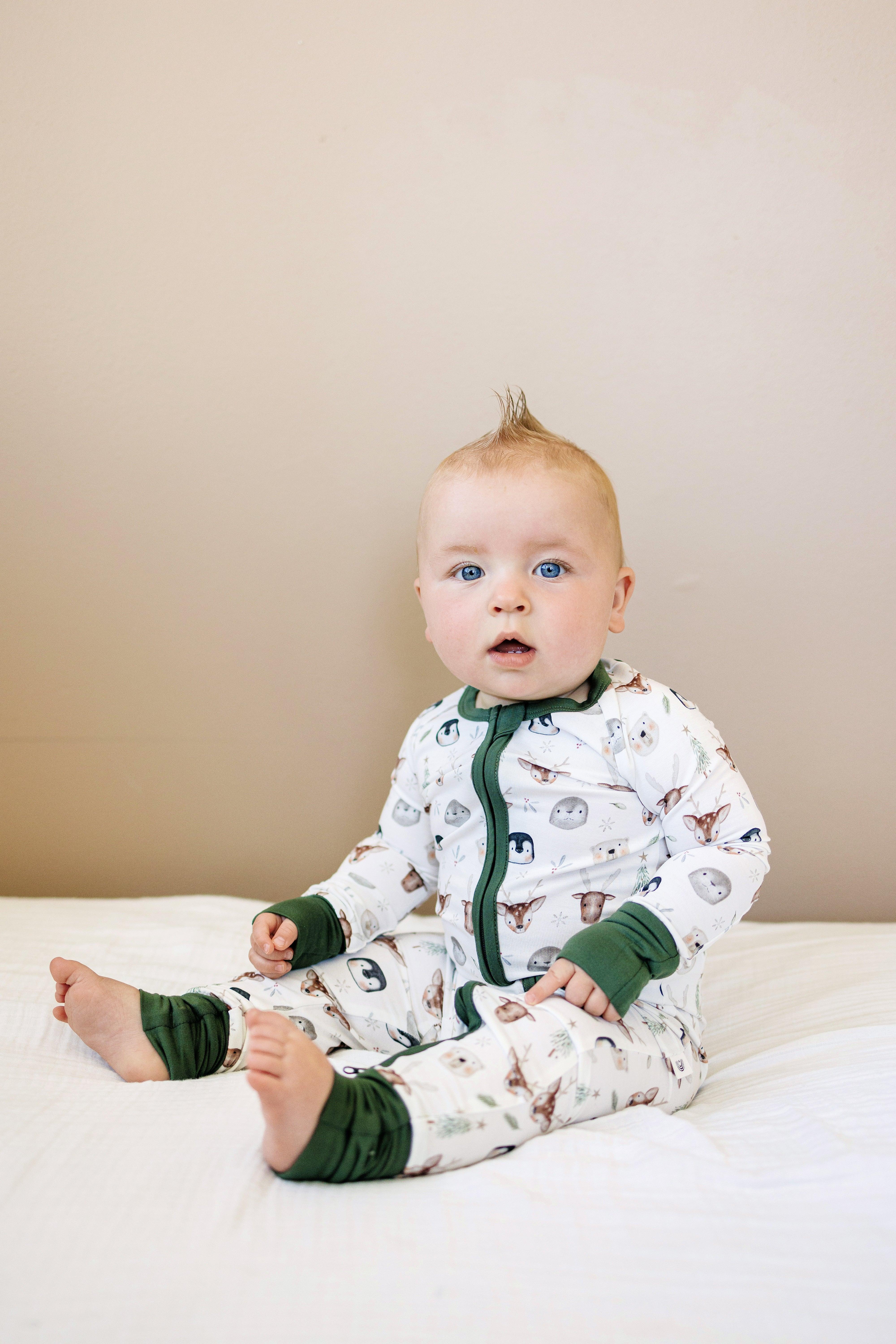 North Pole Pals Bamboo Zippy Romper *0/3m left - Image 5