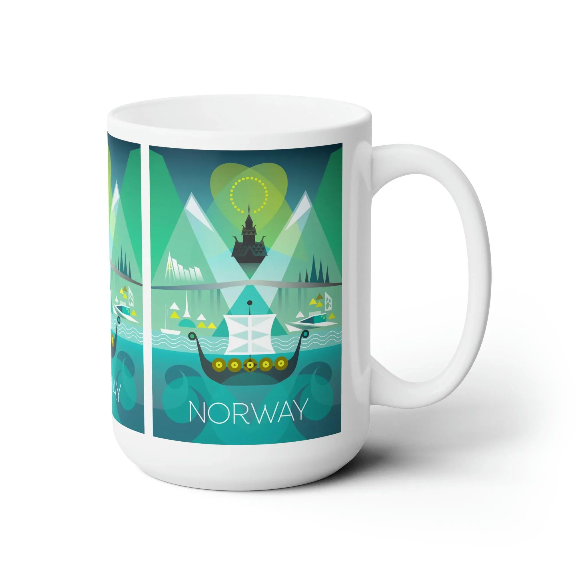 Norway Ceramic Mug 11oz or 15oz - Image 3