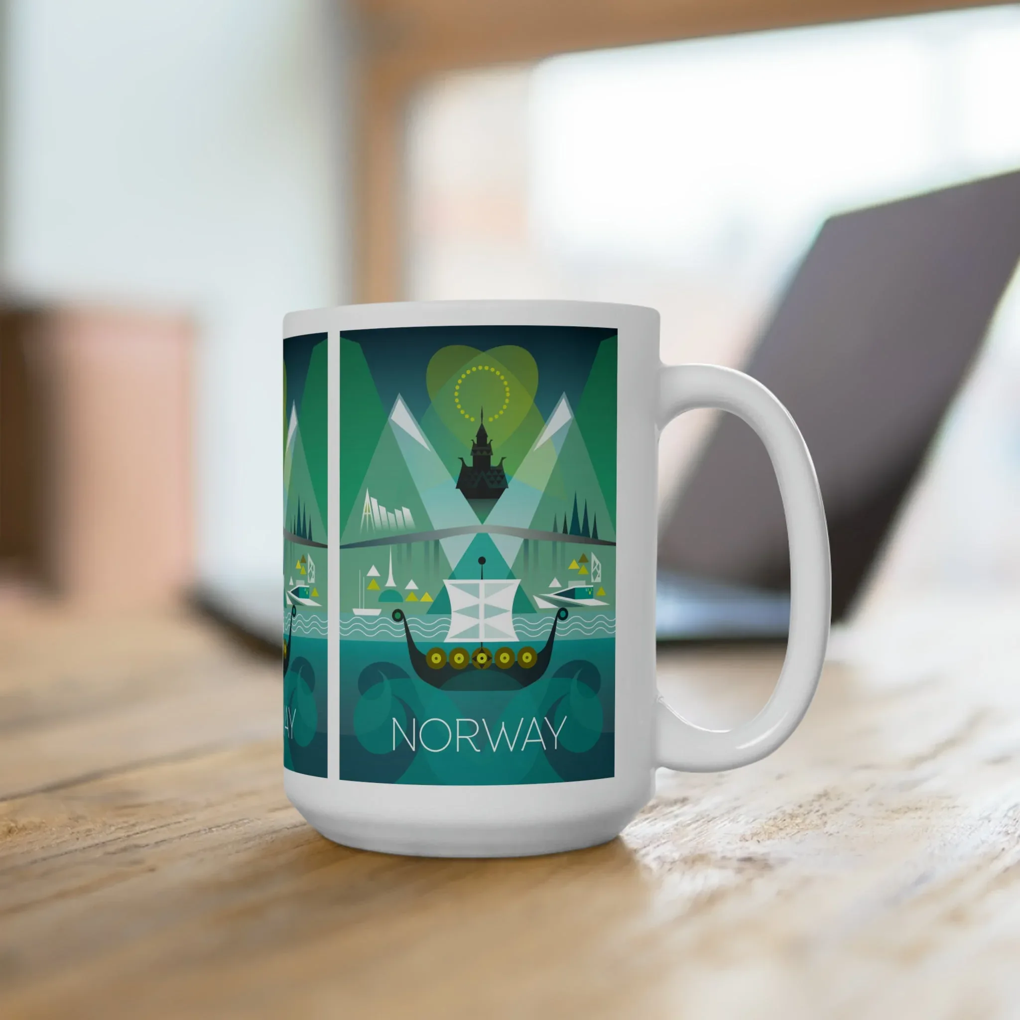 Norway Ceramic Mug 11oz or 15oz - Image 4
