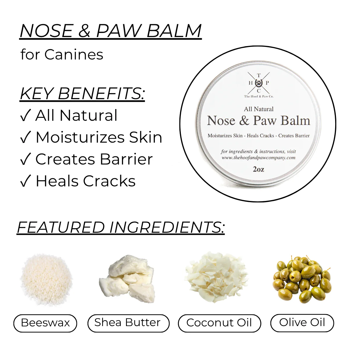 Nose & Paw Balm for Dogs - 2oz - Image 2